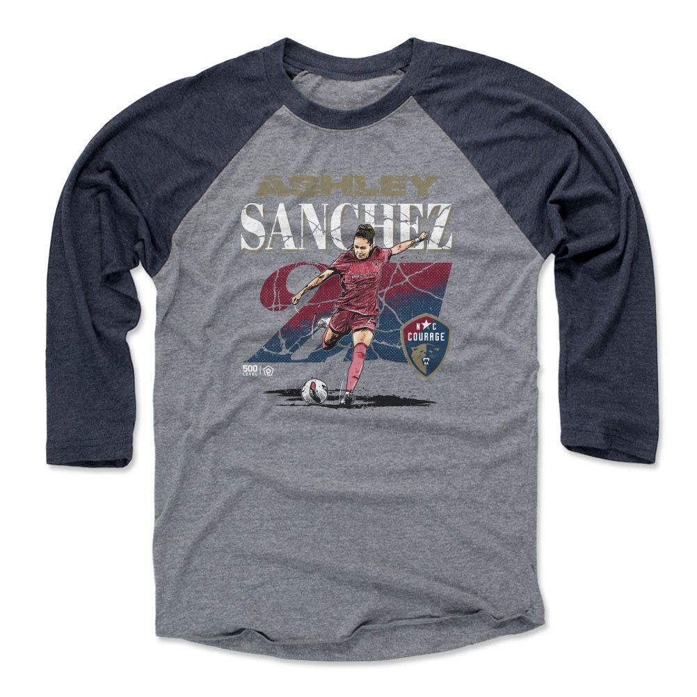 Ashley Sanchez North Carolina Courage Cracked Number WHT
