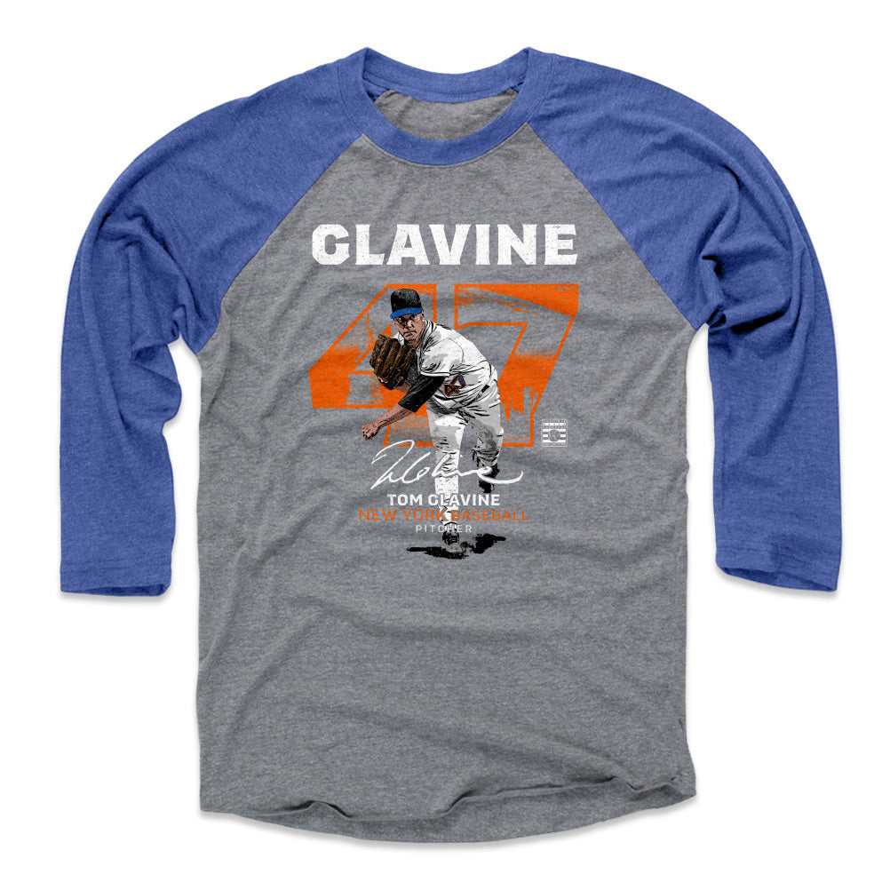 Tom Glavine Throwback Number WHT