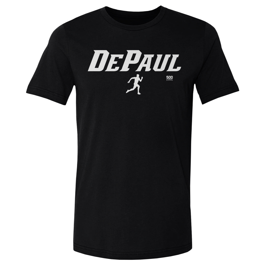 DePaul Blue Demons Track & Field Minimalist WHT