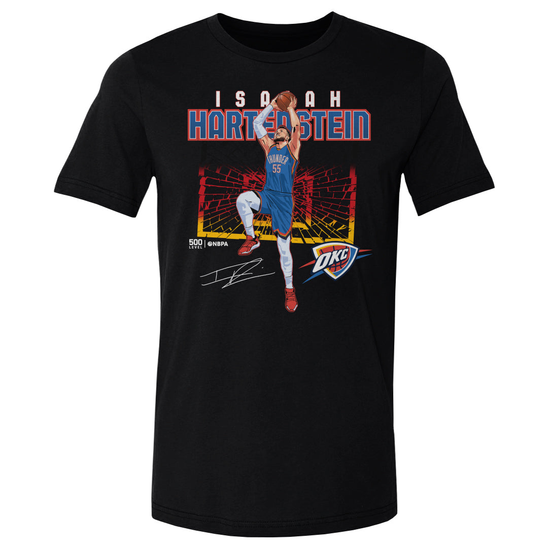 Isaiah Hartenstein Oklahoma City Thunder Shattered Flag WHT