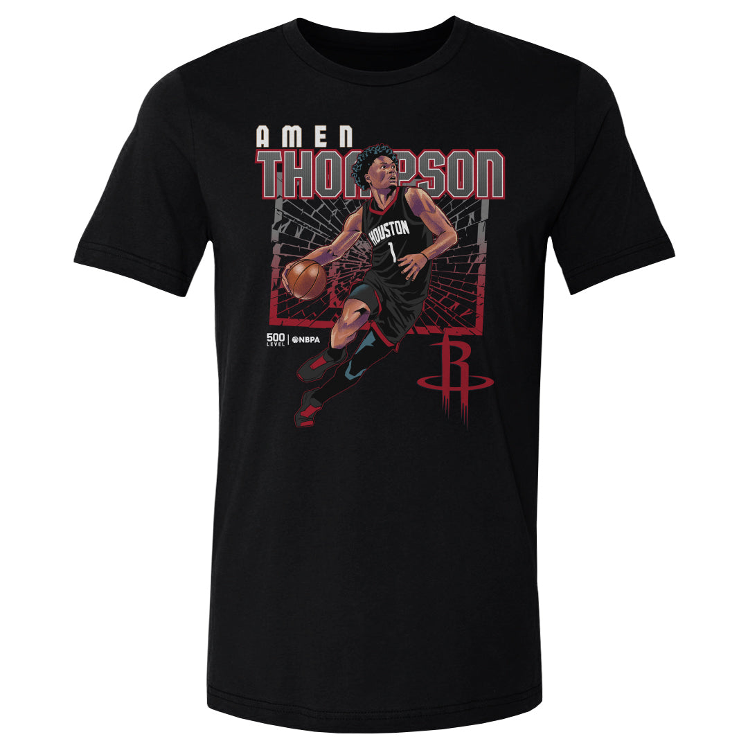 Amen Thompson Houston Rockets Shattered WHT