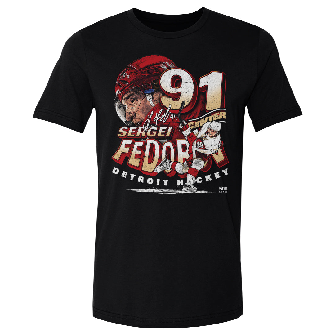 Sergei Fedorov Detroit Player Name WHT
