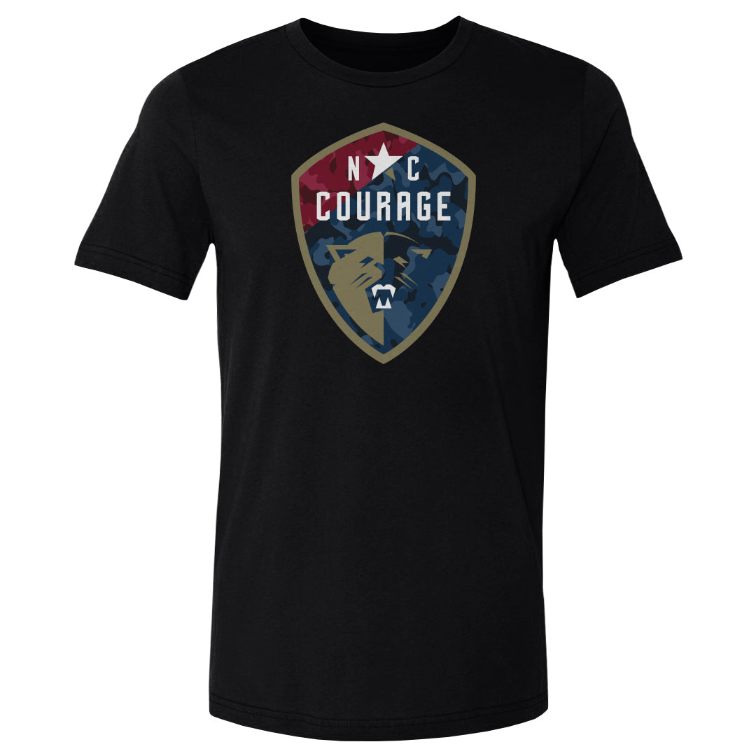 North Carolina Courage Camo Logo WHT