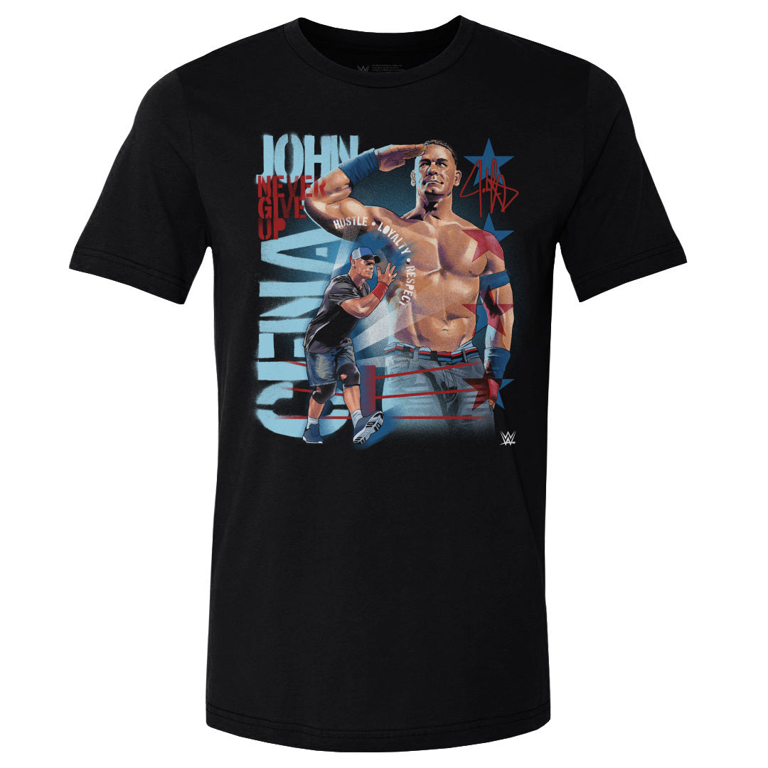 John Cena Never Give Up Salute WHT