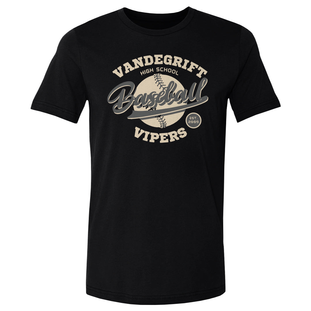 Vandegrift Crown Trio Baseball Script WHT