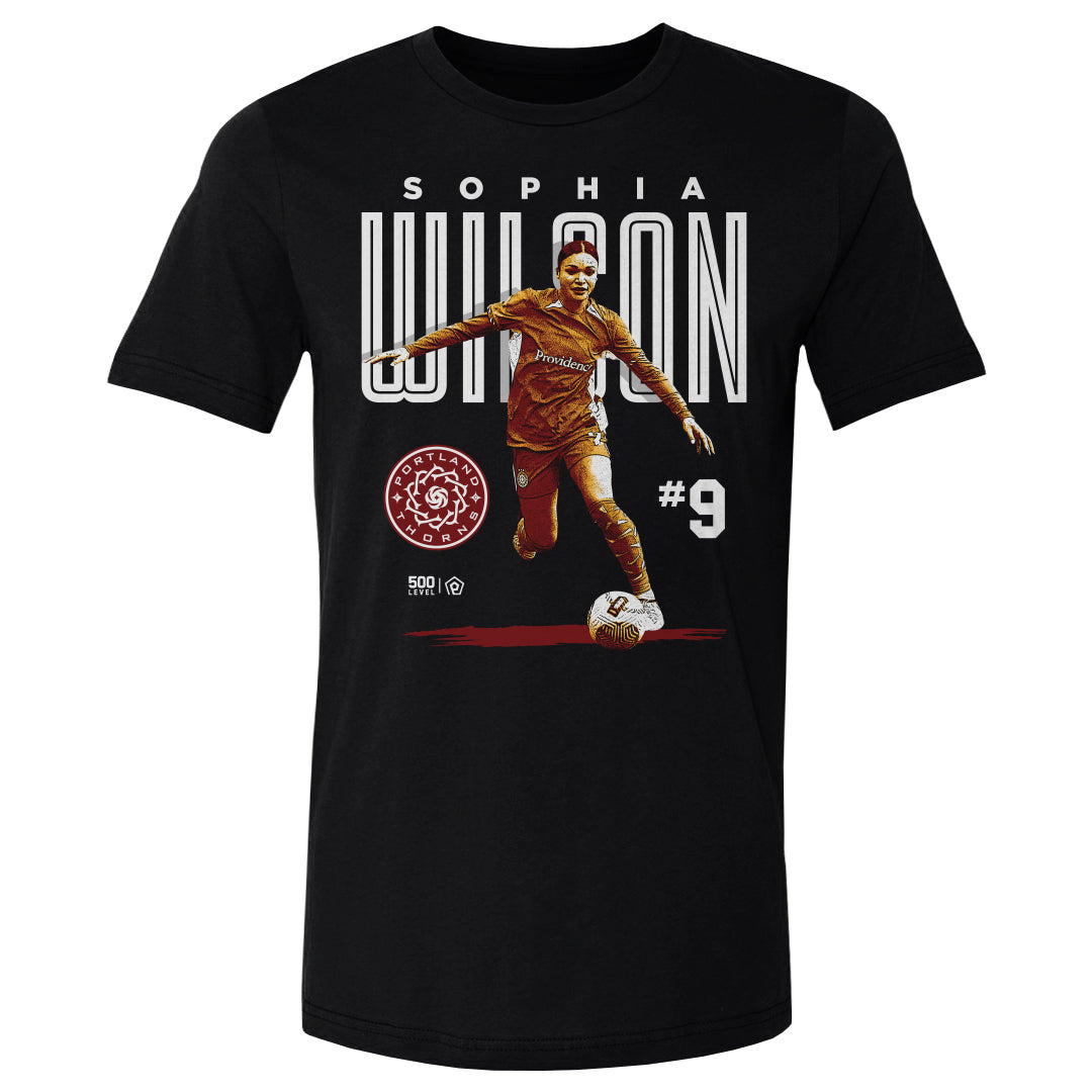 Sophia Wilson Portland Thorns FC Bitmap WHT Mens T Shirt 500 Level Officially Licensed Fan Gear