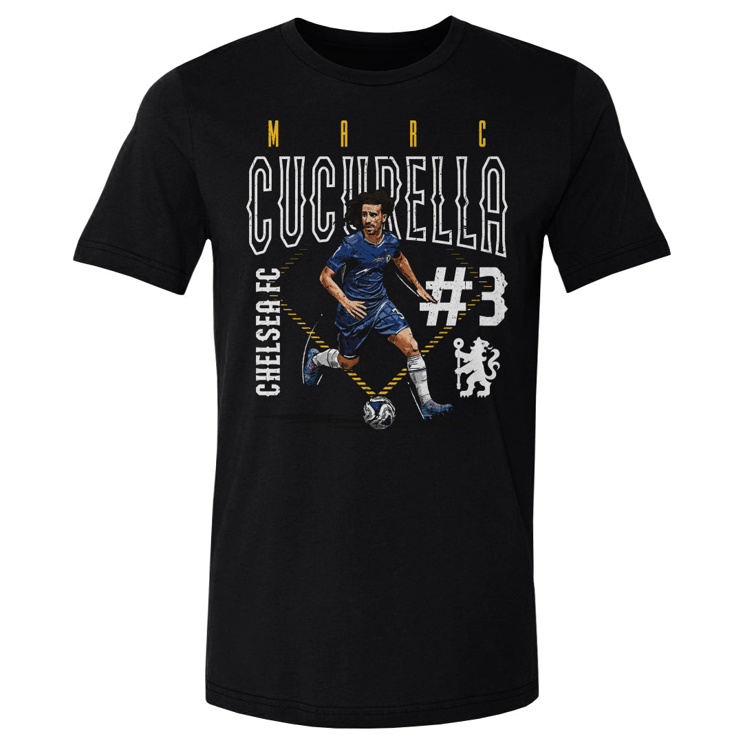 Marc Cucurella Chelsea FC Outline Number WHT