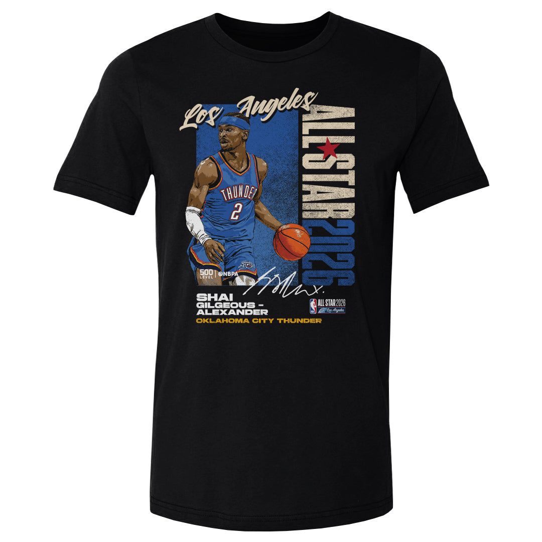 Shai Gilgeous-Alexander Oklahoma City Thunder 2026 NBA All-Star Vertical WHT