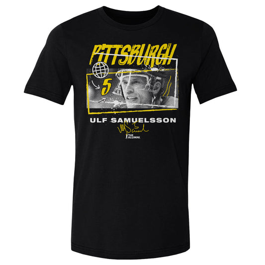 Ulf Samuelsson Pittsburgh Tones WHT Mens T Shirt 500 Level Officially Licensed Fan Gear