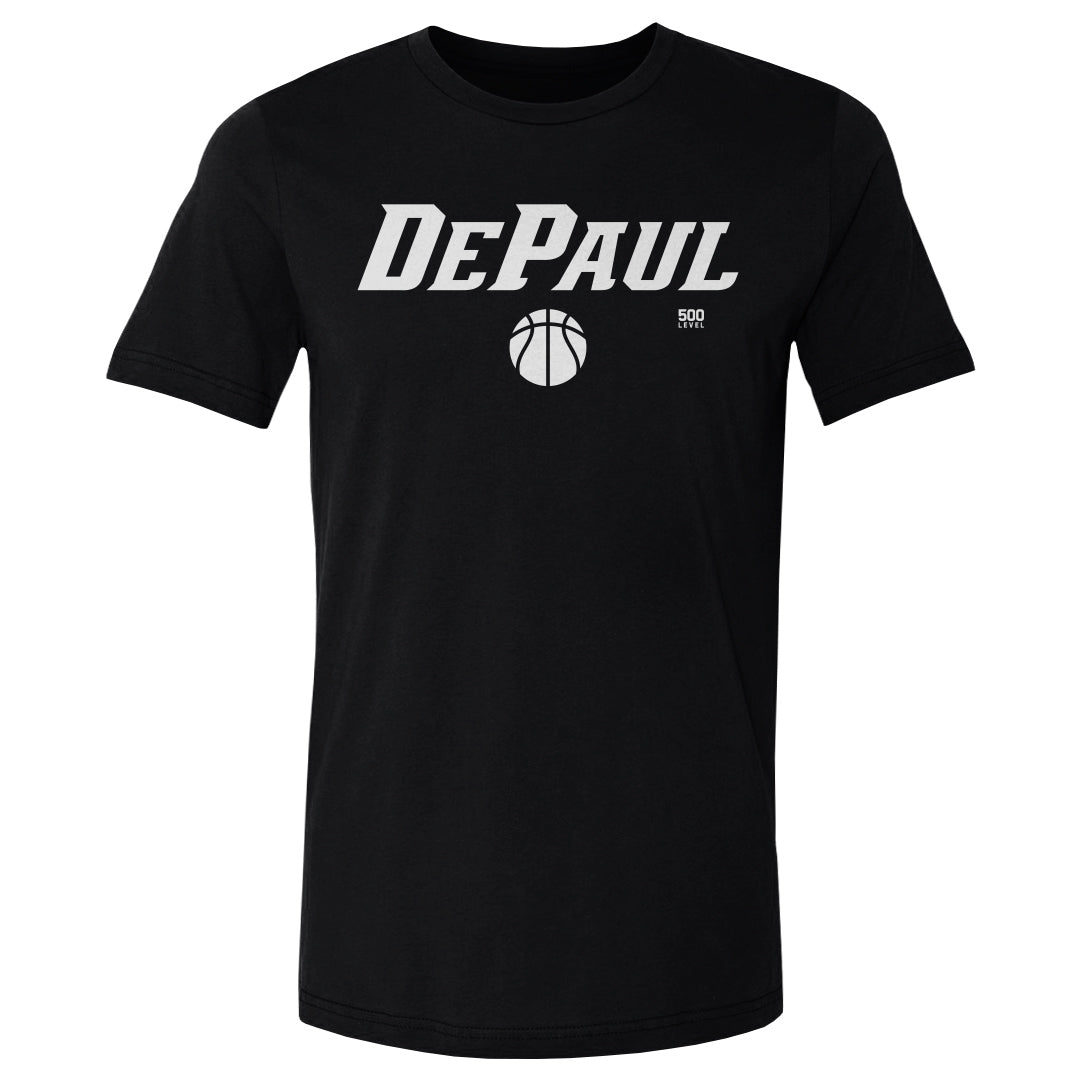 DePaul Blue Demons Basketball Minimalist WHT