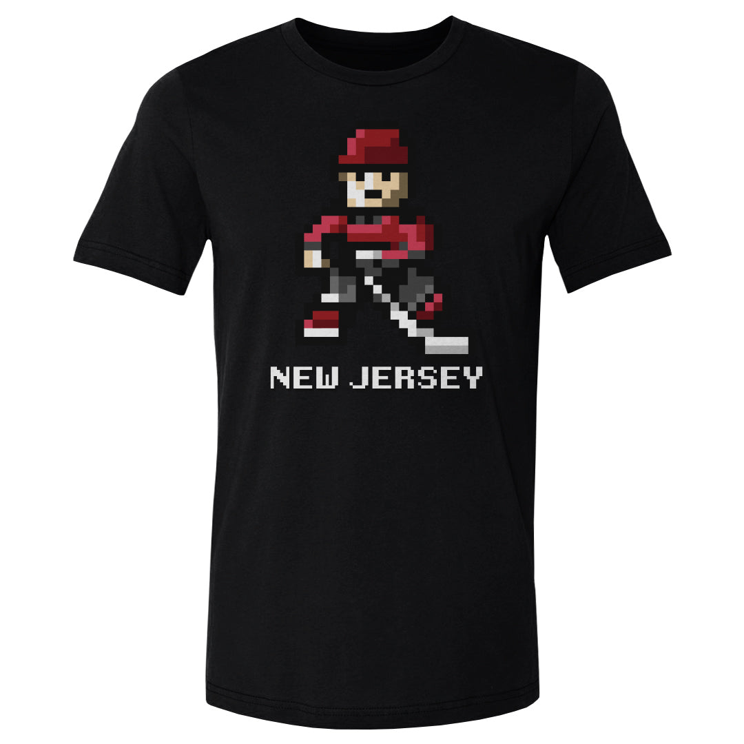New Jersey Hockey 8-bit WHT