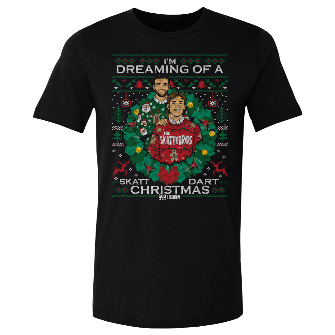 Jaxson Dart & Cam Skattebo New York G Ugly Sweater WHT