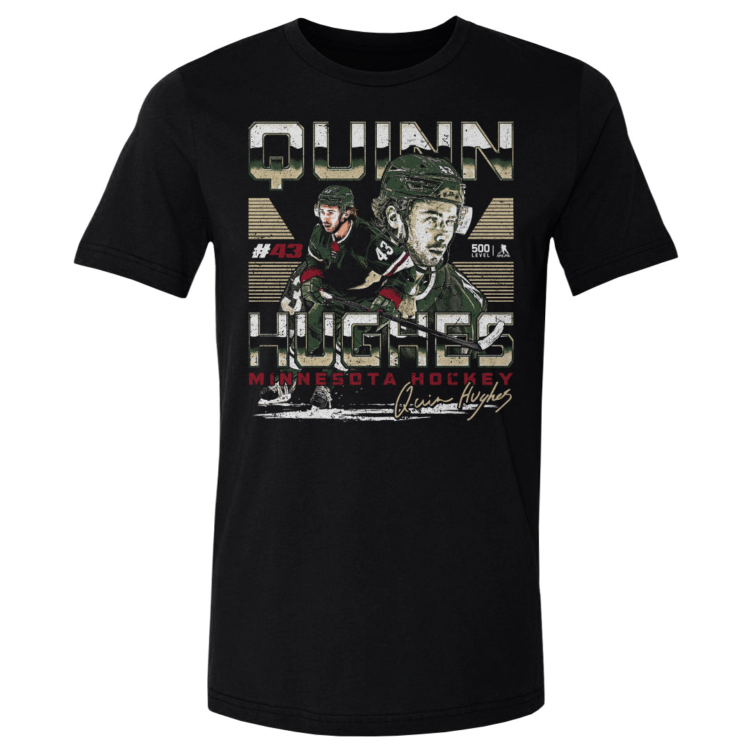 Quinn Hughes Minnesota Dual WHT