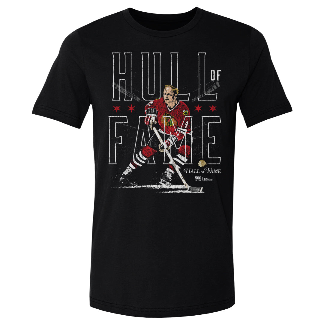 Bobby Hull Chicago Blackhawks H.O.F. Hull Of Fame WHT