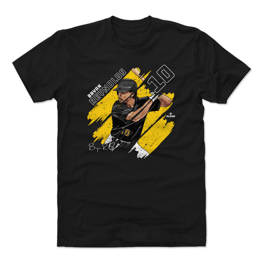 Bryan Reynolds Stripes WHT Mens T Shirt 500 Level Officially Licensed Fan Gear