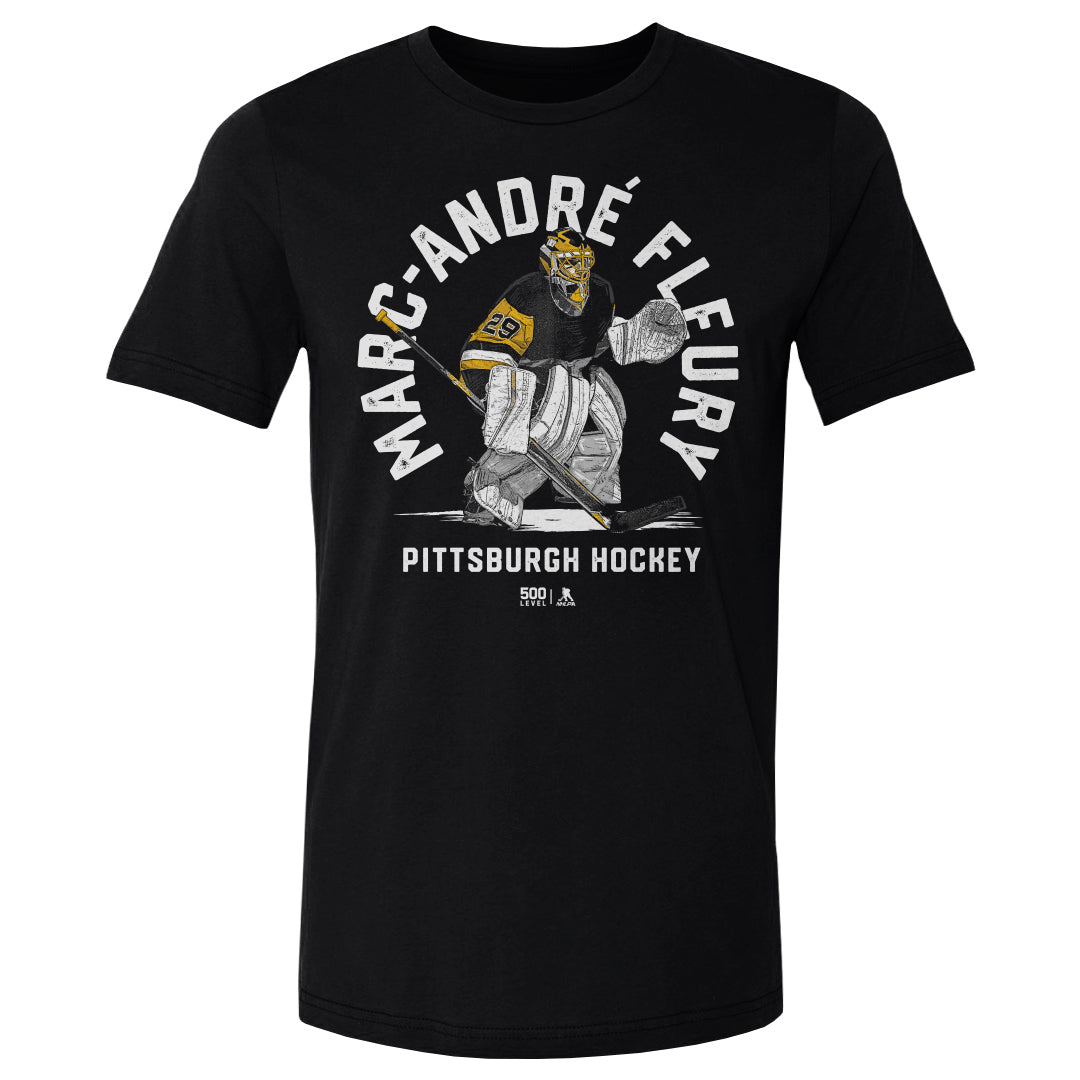 Marc-Andre Fleury Pittsburgh Emblem WHT