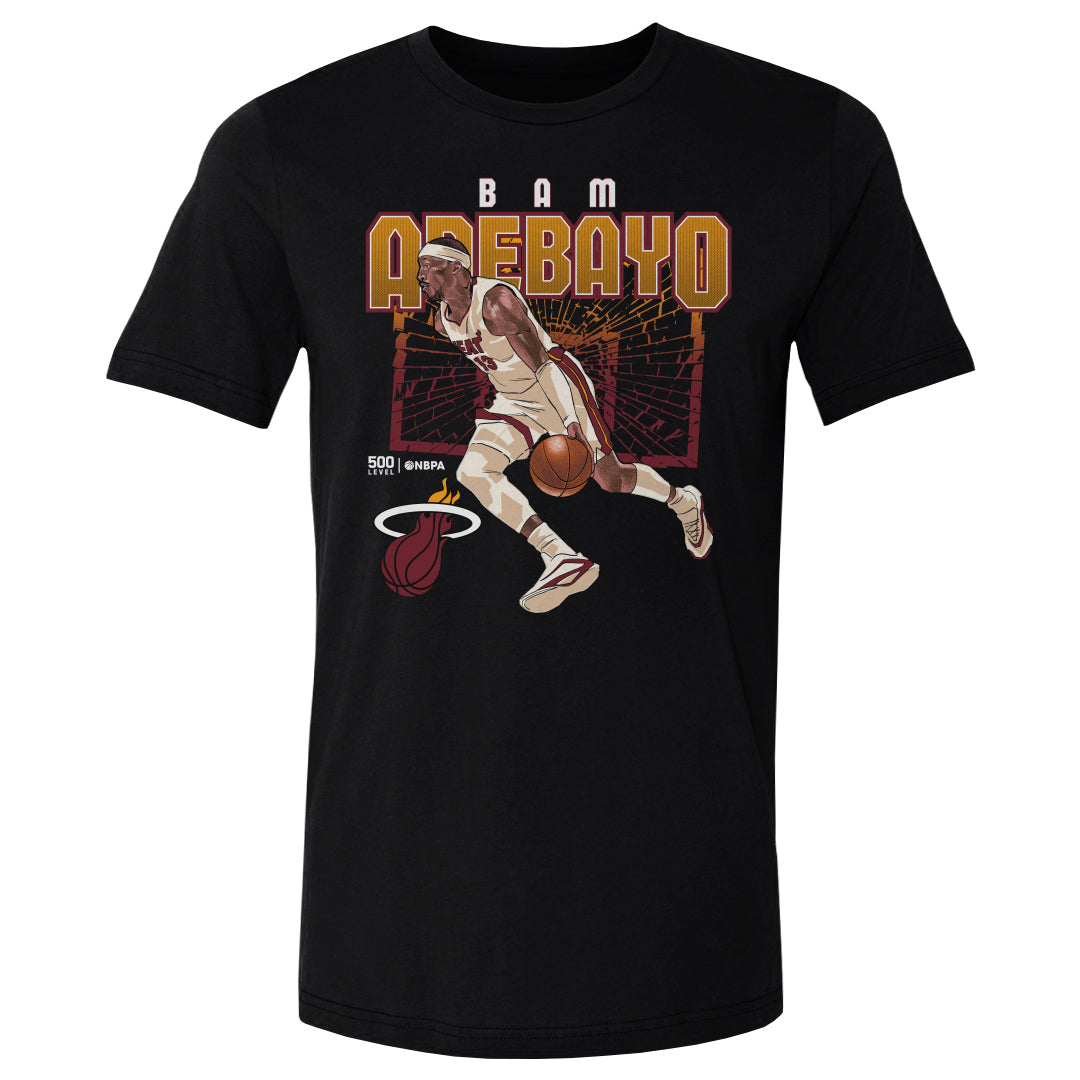 Bam Adebayo Miami Heat Shattered WHT