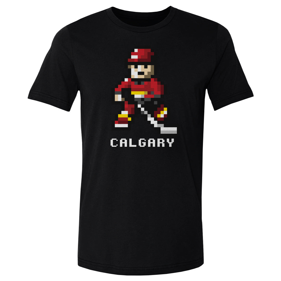Calgary Hockey 8-bit WHT