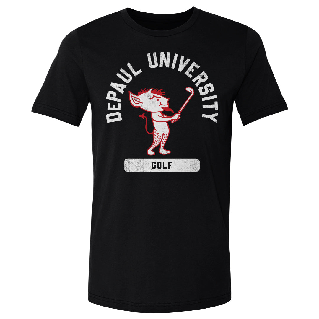 DePaul Blue Demons Mascot Golf WHT