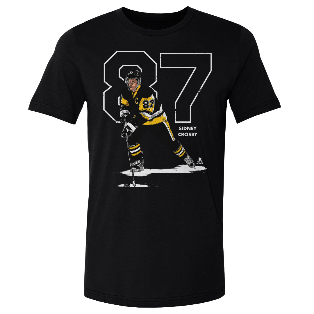 Sidney Crosby Outline W WHT