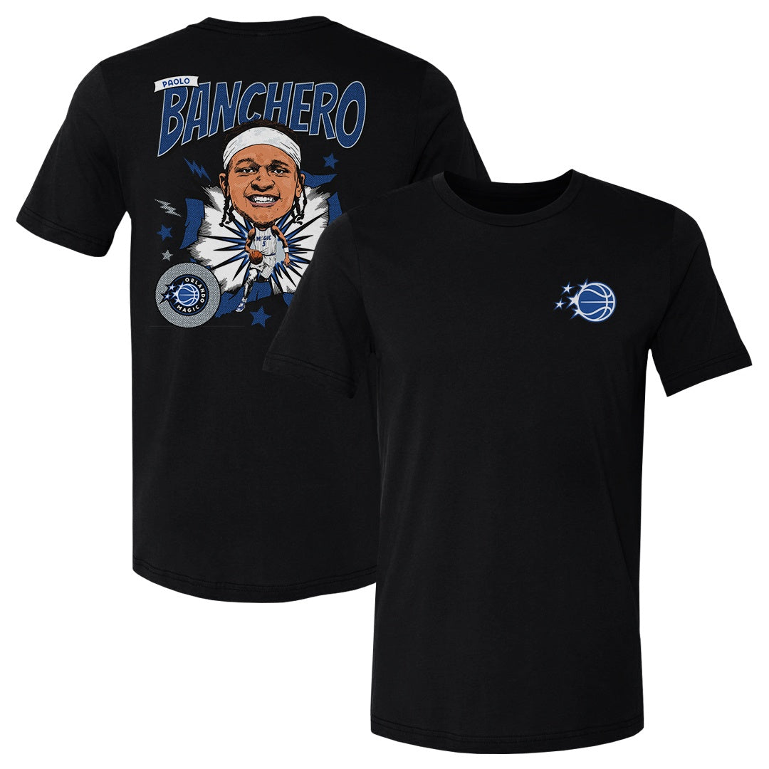 Paolo Banchero Orlando Magic Caricature F&B WHT