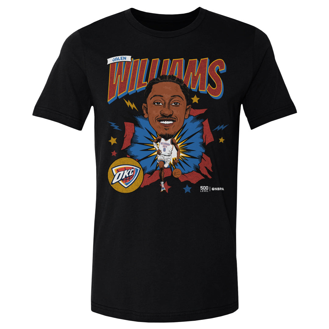 Jalen Williams Oklahoma City Thunder Caricature WHT