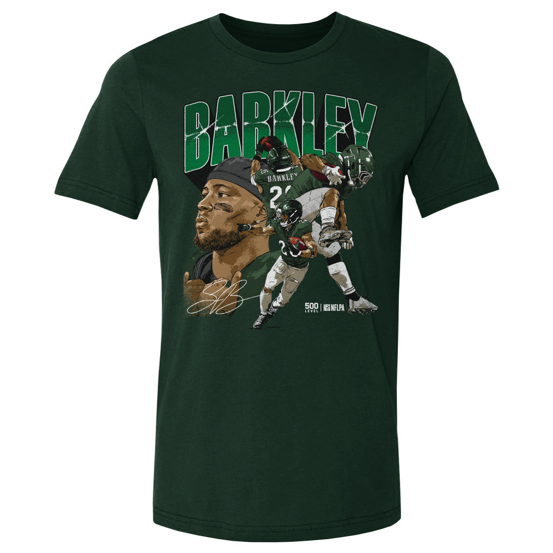 Saquon Barkley Philadelphia Collage WHT