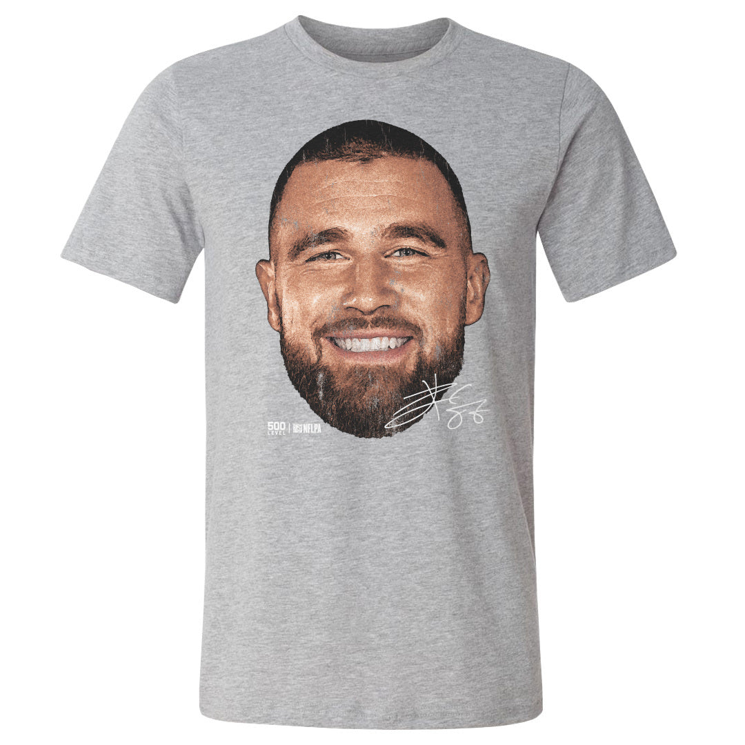 Travis Kelce Kansas City Vintage Head WHT
