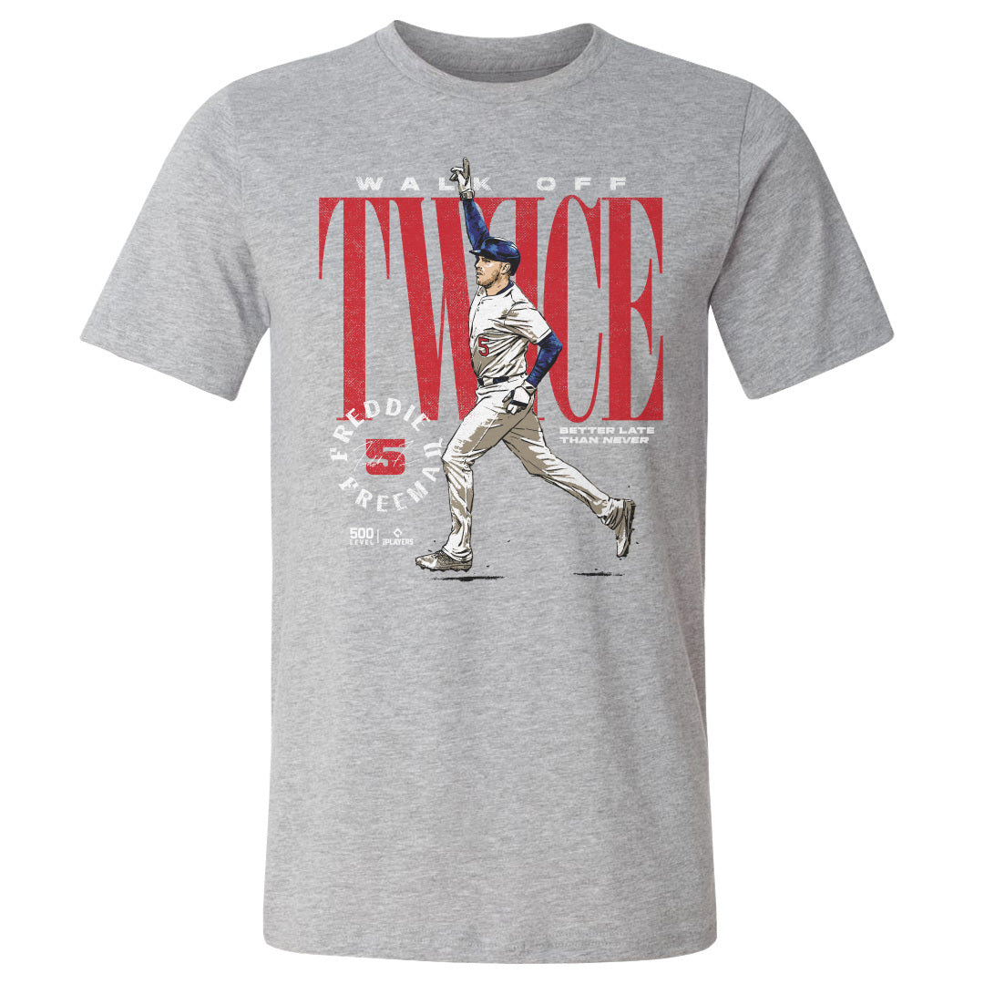 Freddie Freeman Los Angeles D Walk Off Twice WHT