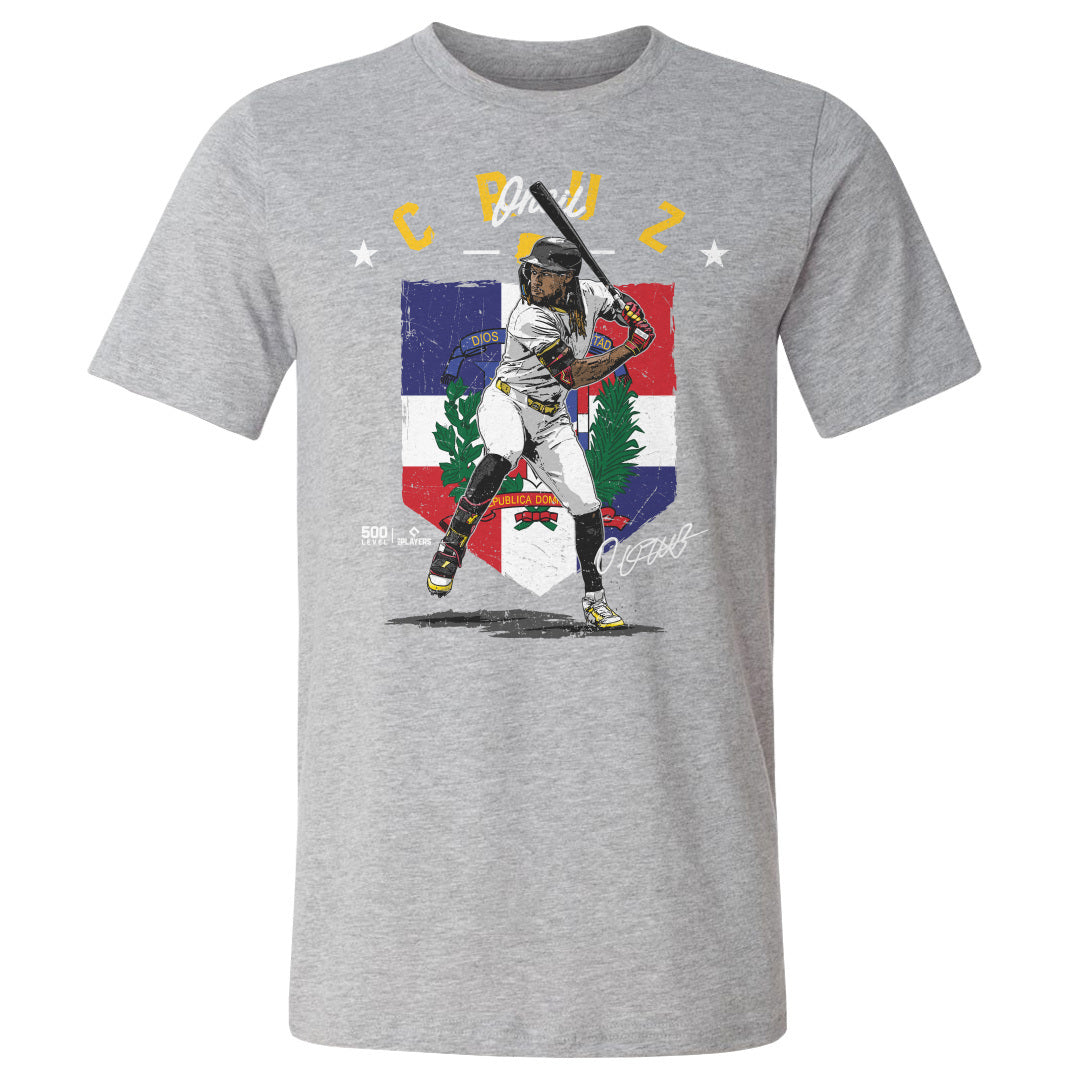 Oneil Cruz Pittsburgh Country Flag WHT