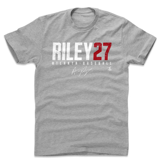 Austin Riley Elite R WHT Mens T Shirt 500 Level Officially Licensed Fan Gear