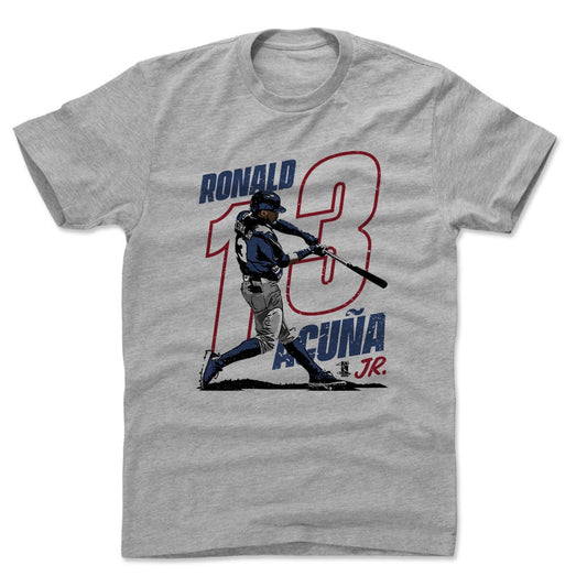 Ronald Acuna Jr. Power R Mens T Shirt 500 Level Officially Licensed Fan Gear