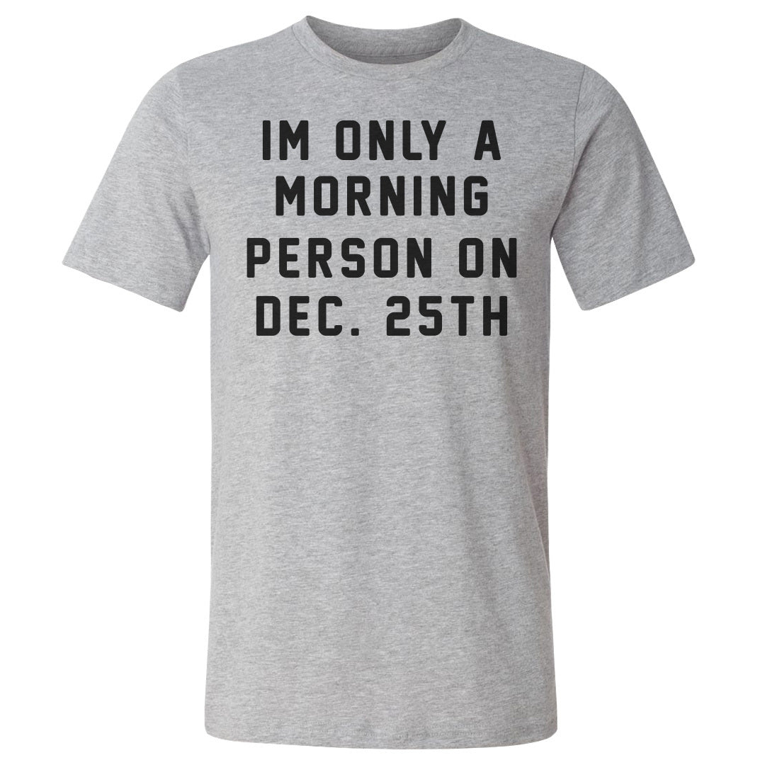 Christmas Morning Person On Christmas