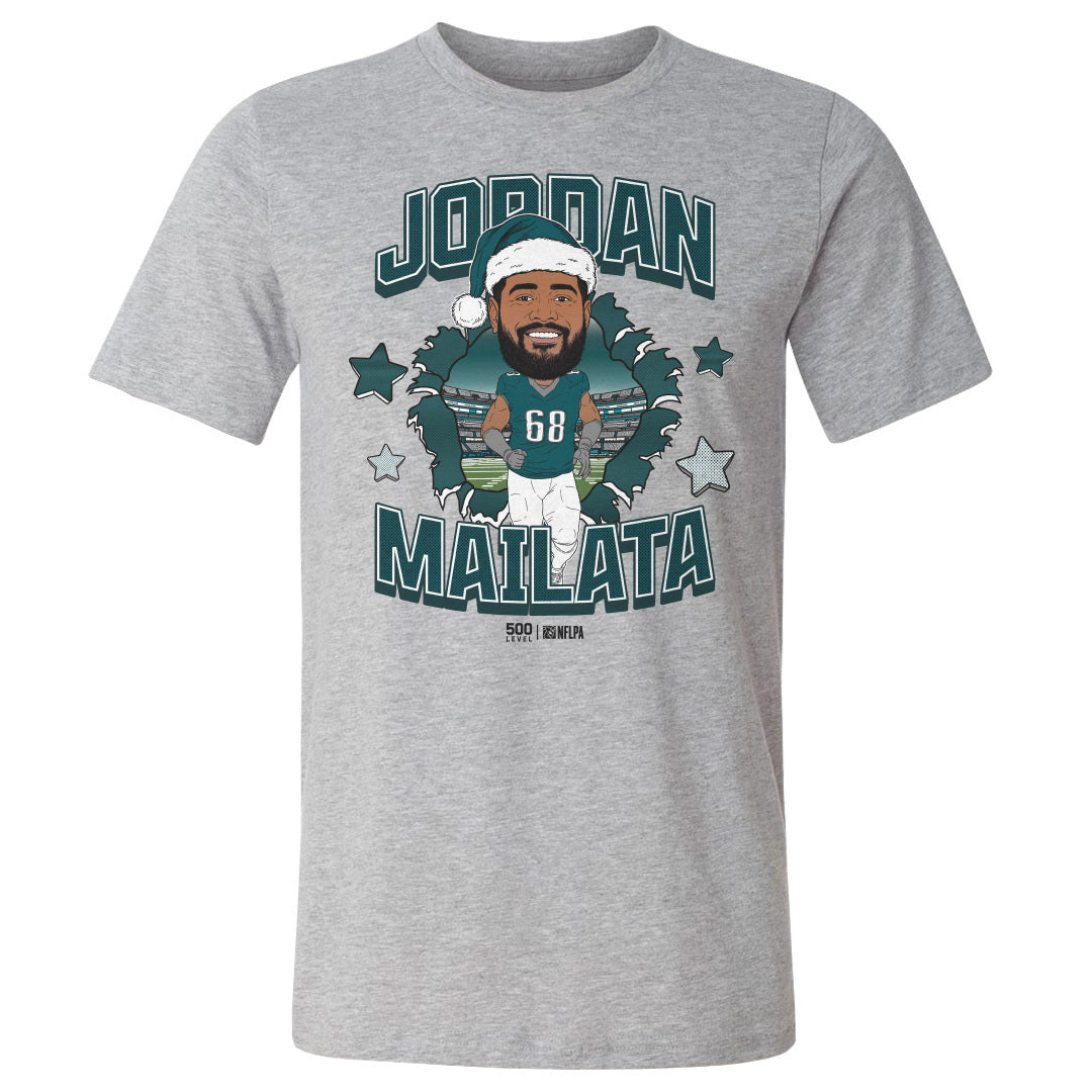 Jordan Mailata Philadelphia Santa Hat WHT