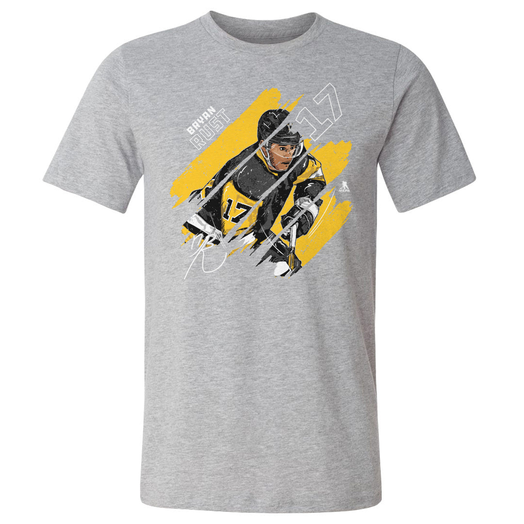 Bryan Rust Pittsburgh Stripes WHT