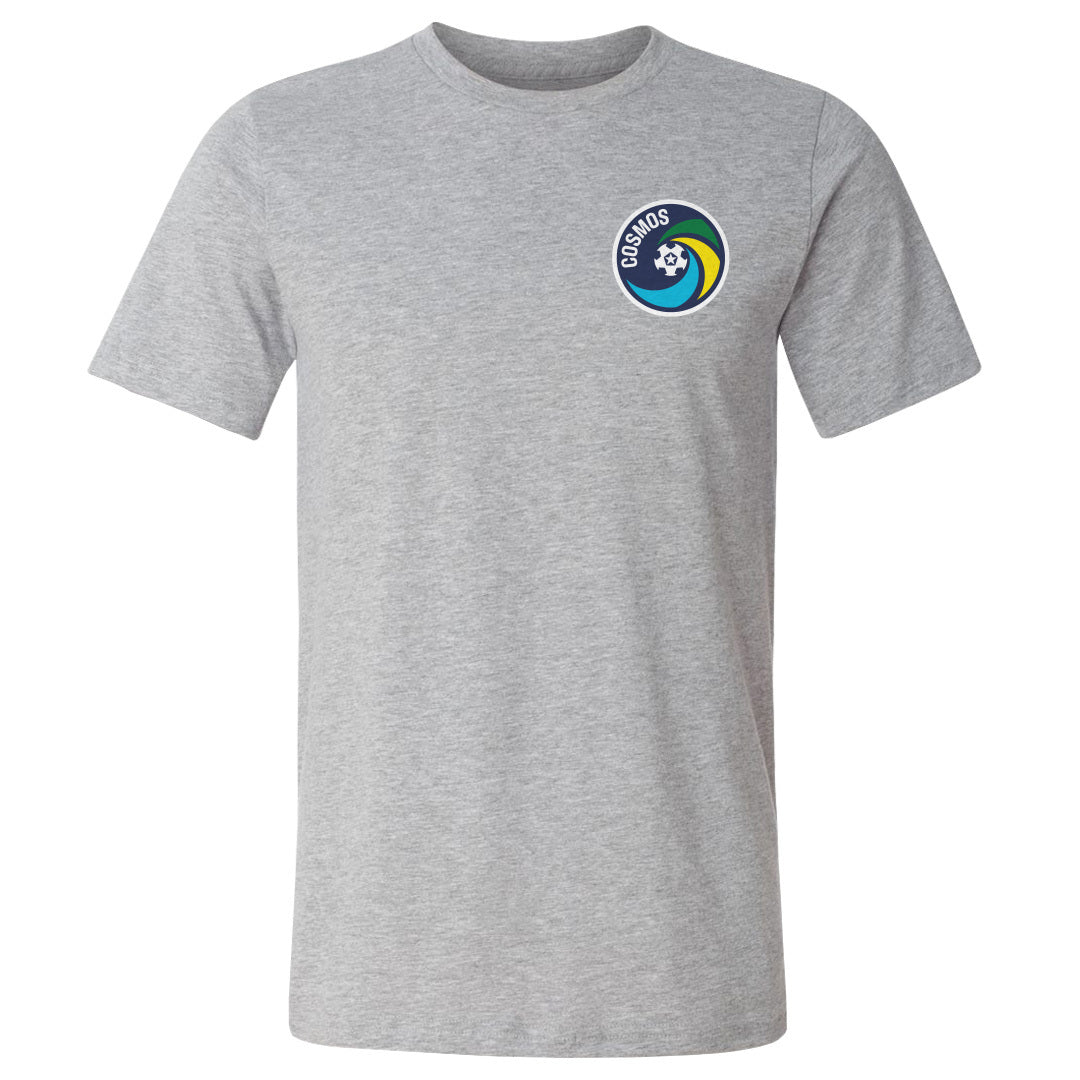 New York Cosmos Pocket WHT Mens T Shirt 500 Level Officially Licensed Fan Gear