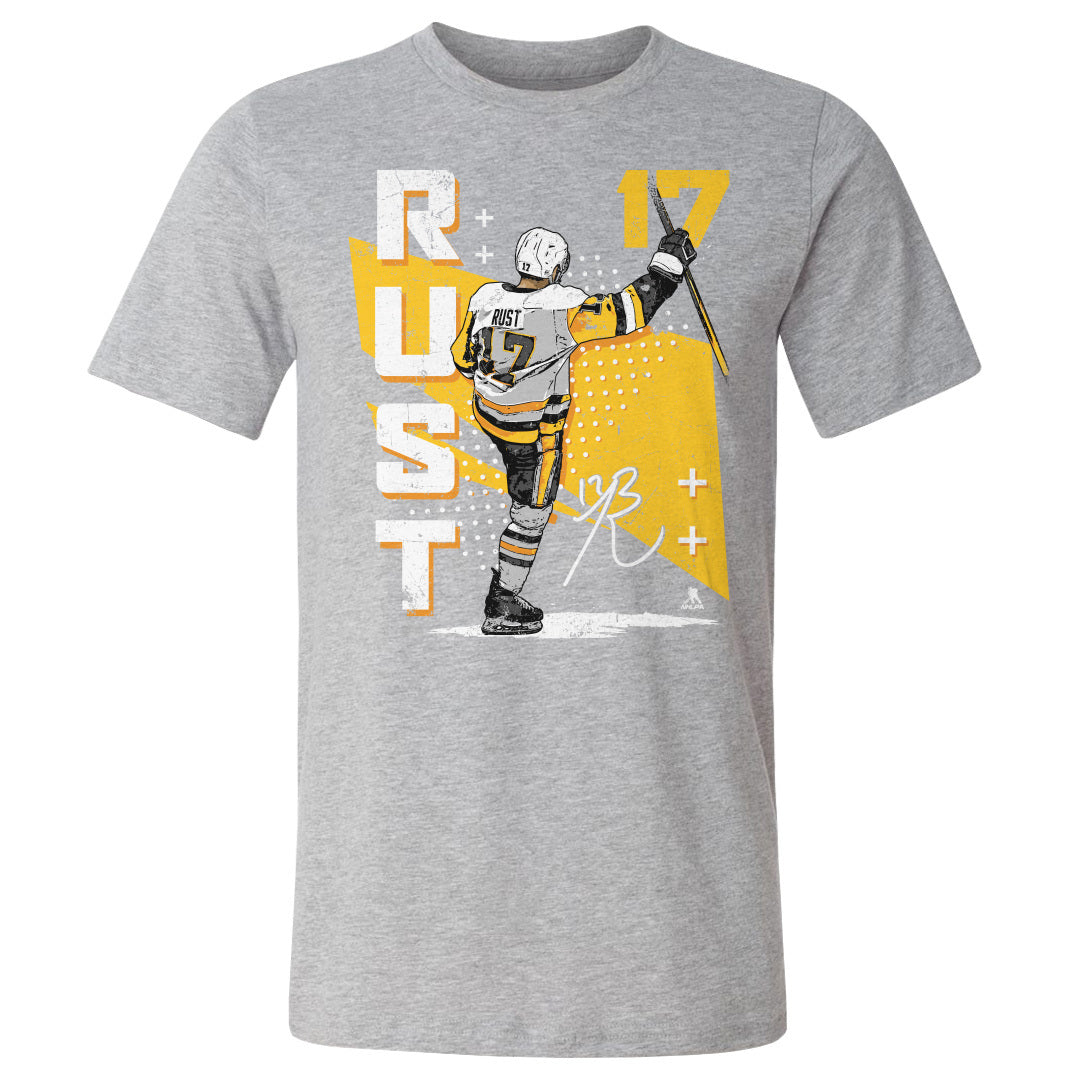 Bryan Rust Pittsburgh Vintage Retro WHT