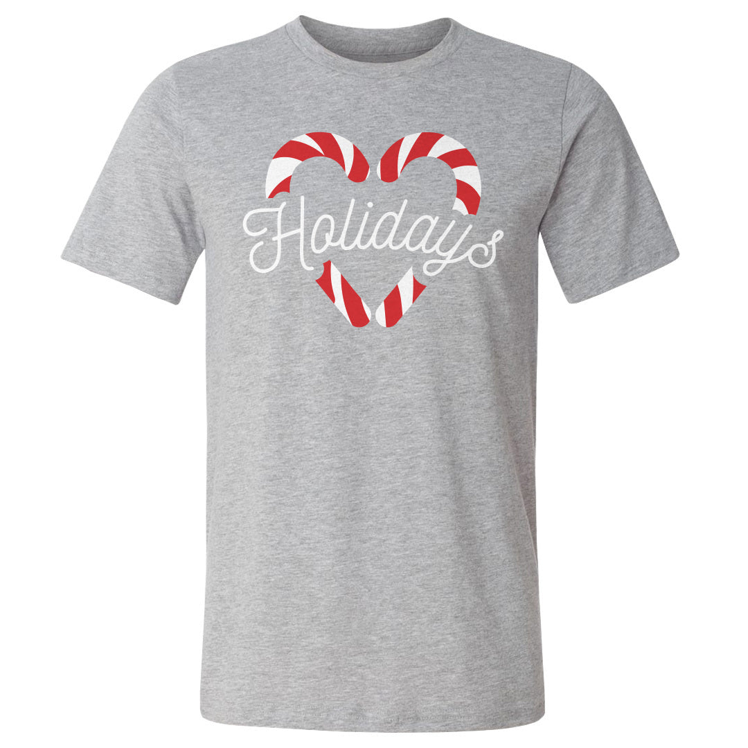 Christmas Candy Cane Heart WHT
