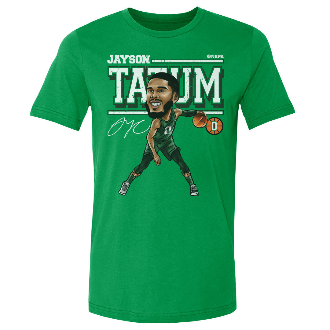 Jayson Tatum Cartoon WHT