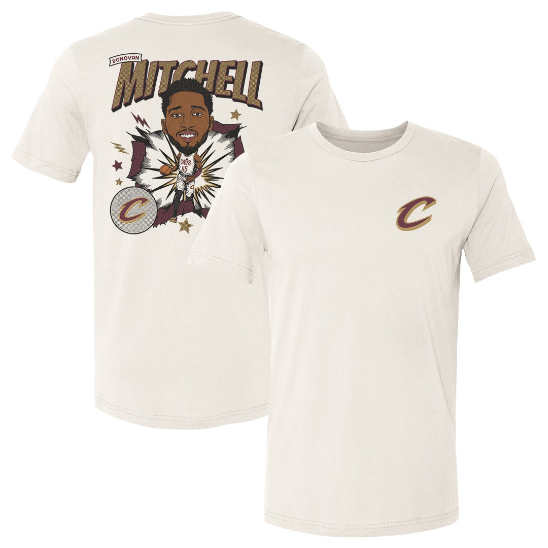 Donovan Mitchell Cleveland Cavaliers Caricature F&B