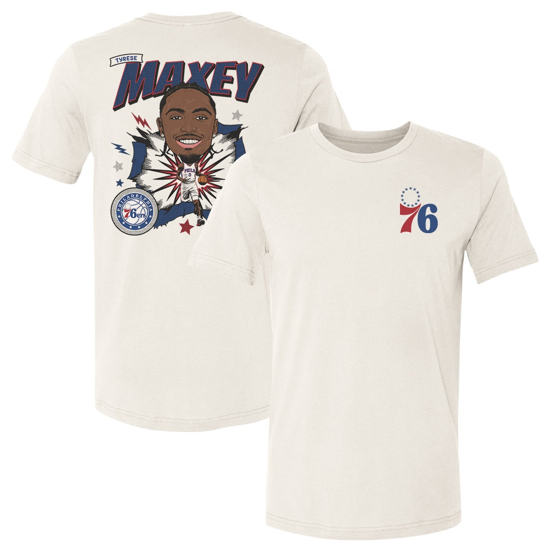 Tyrese Maxey Philadelphia 76ers Caricature F&B