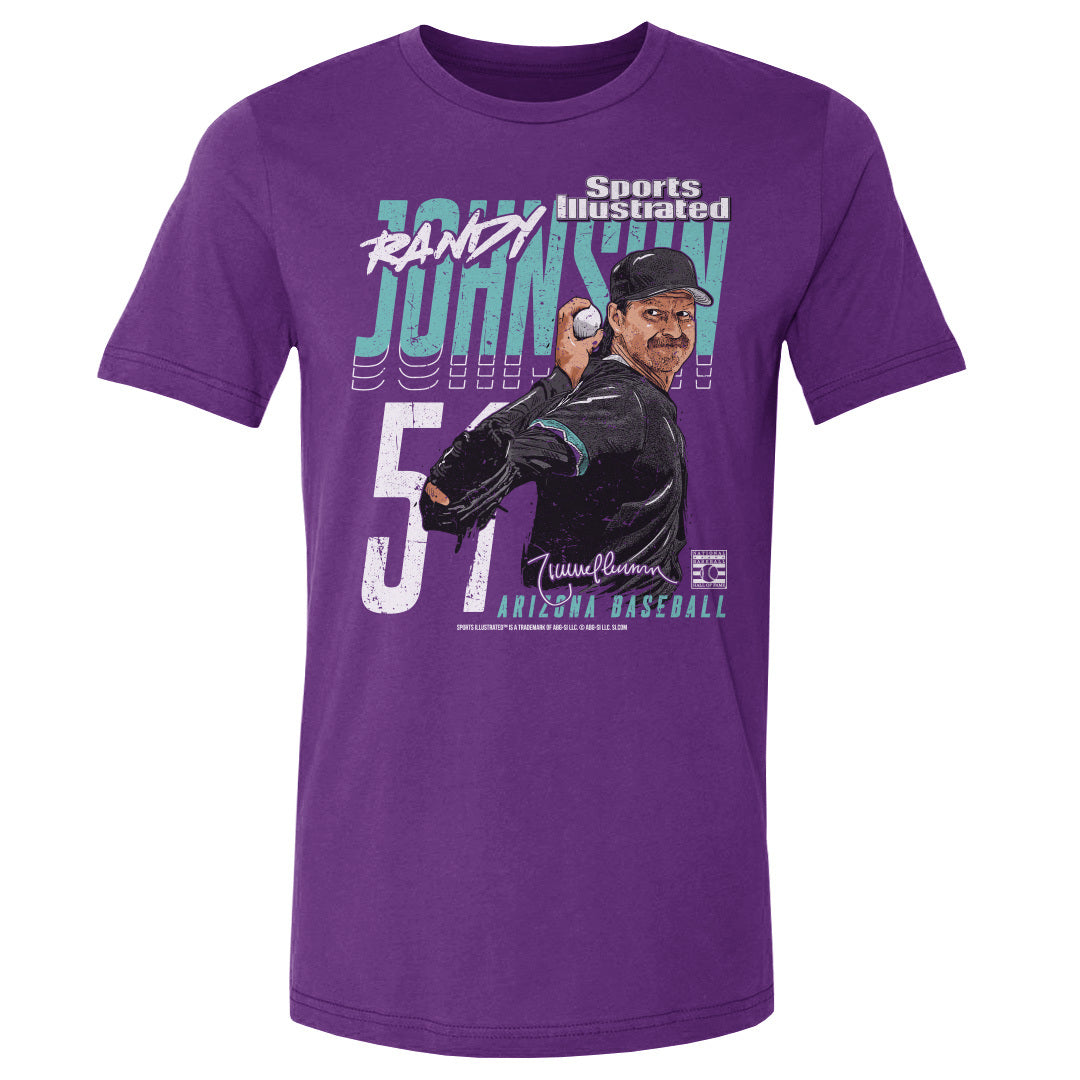 Randy Johnson Sports Illustrated & Arizona Player Name WHT