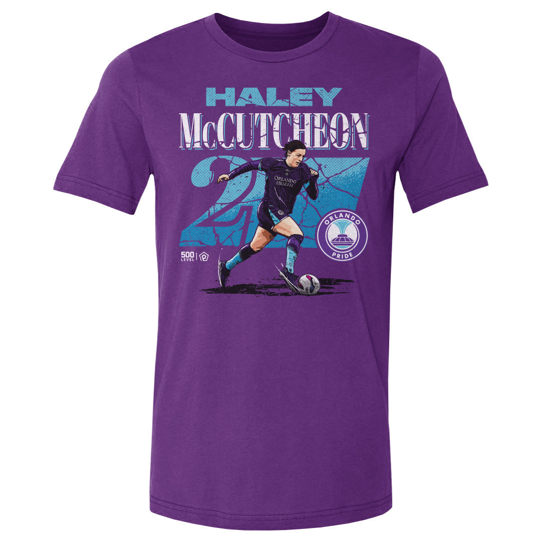 Haley McCutcheon Orlando Pride Cracked Number WHT