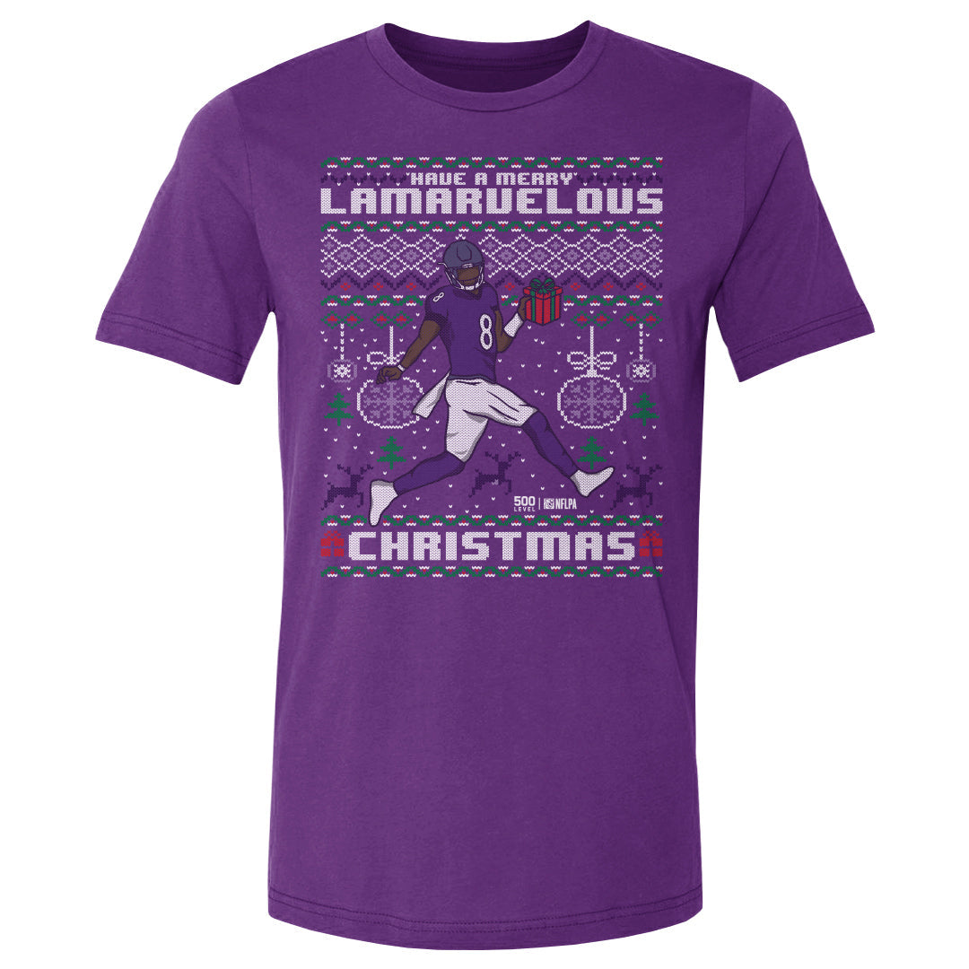Lamar Jackson Baltimore Ugly Sweater WHT
