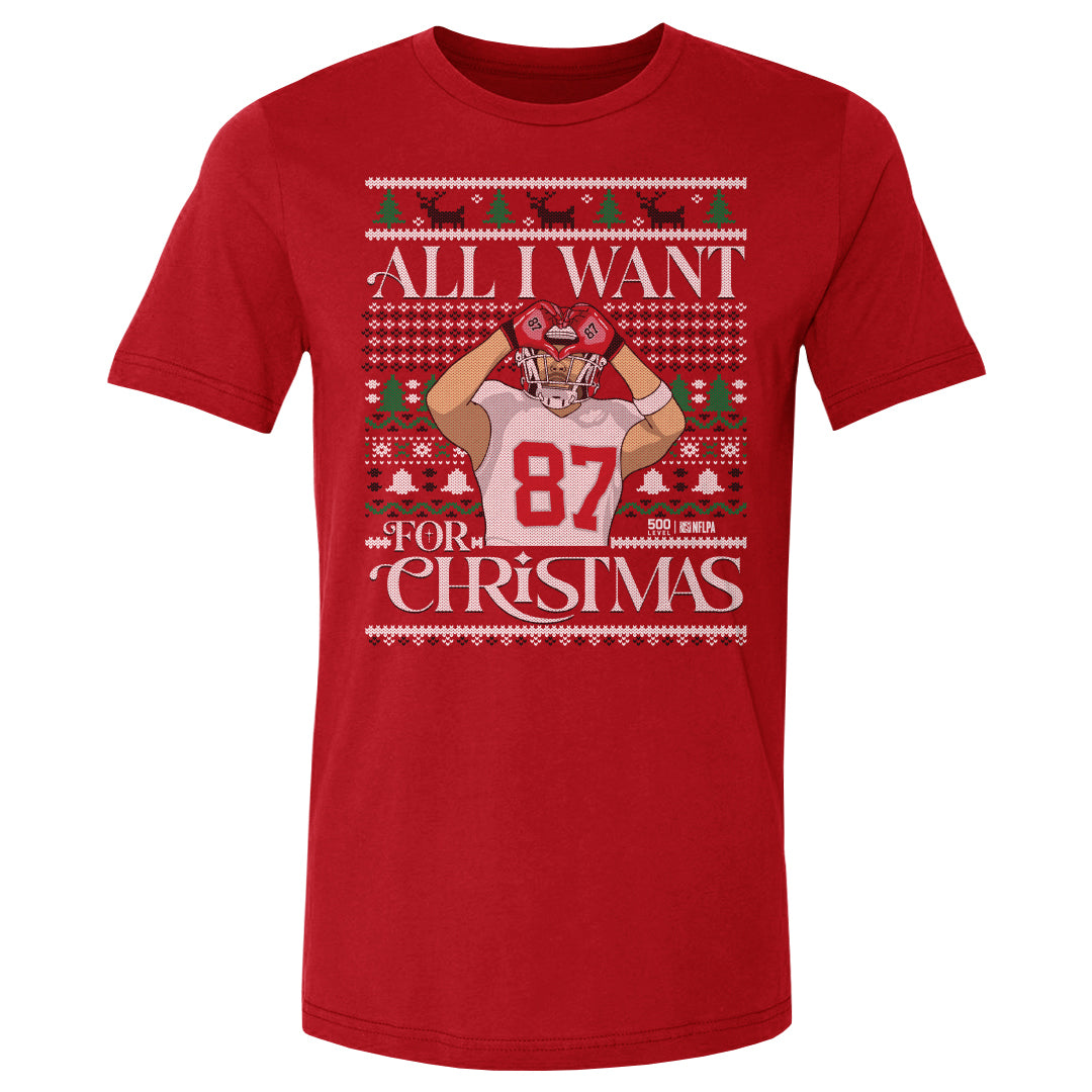 Travis Kelce Kansas City Ugly Sweater WHT