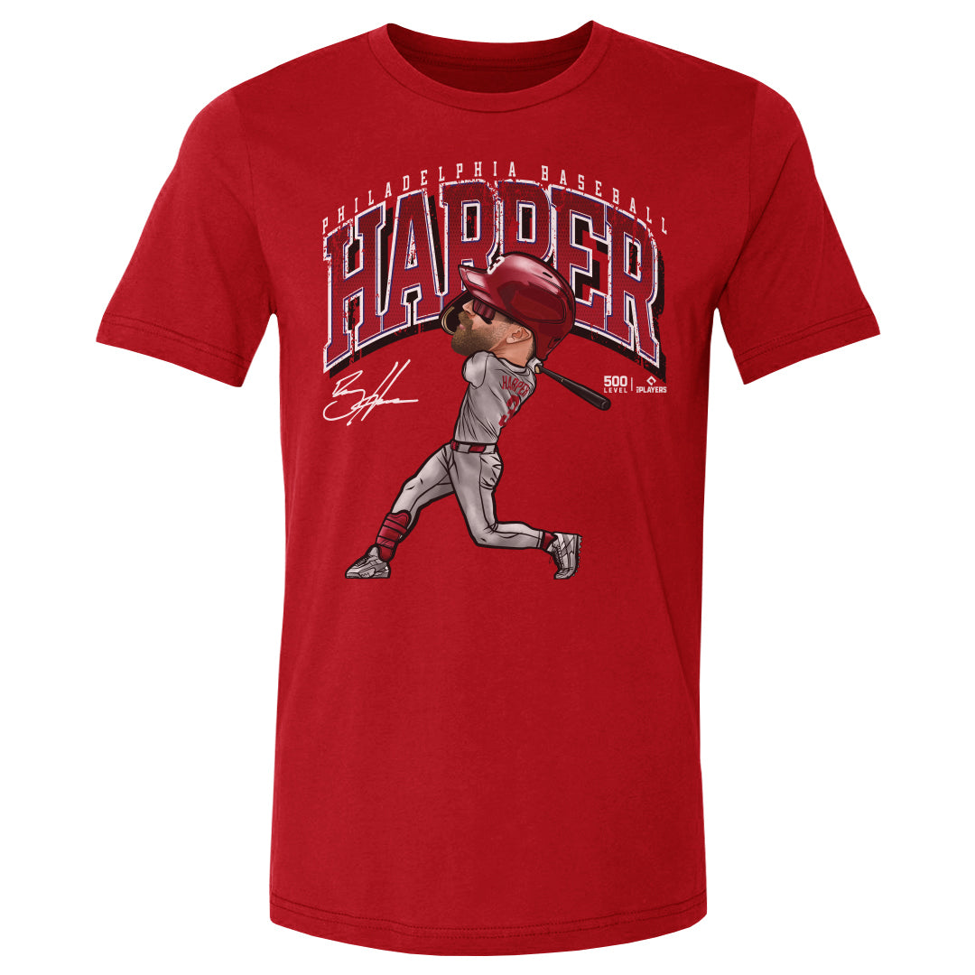 Bryce Harper Philadelphia Cartoon WHT