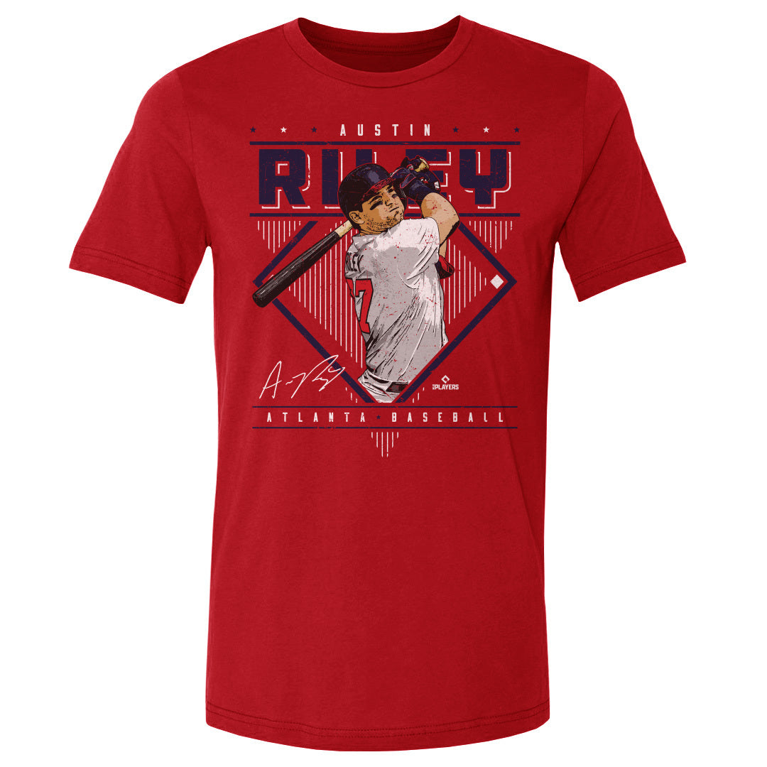 Austin Riley Atlanta Diamond Name WHT