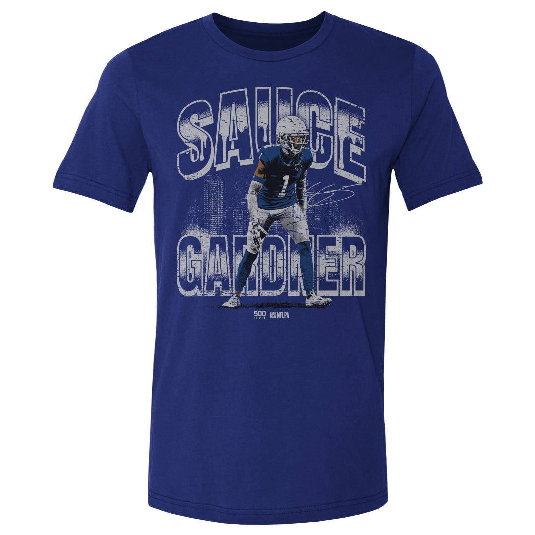 Sauce Gardner Indianapolis Skyline WHT