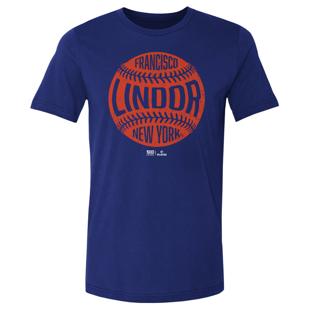 Francisco Lindor New York M Vintage Baseball WHT