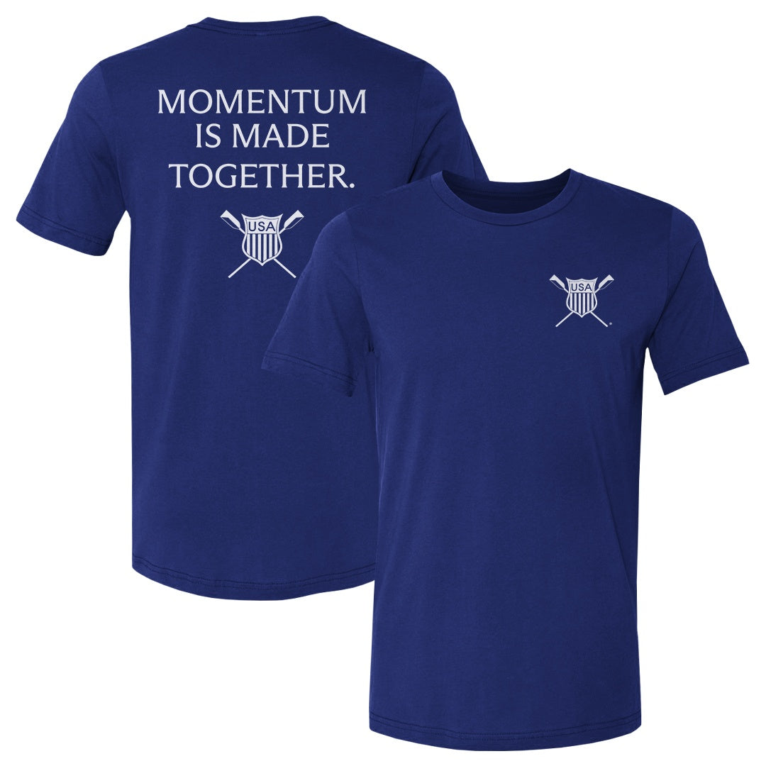 USRowing Emblem Momentum F&B WHT